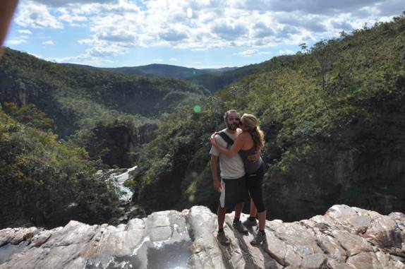 No Rio do Couro, na Chapada dos Veadeiros, região de Alto Paraíso - GO